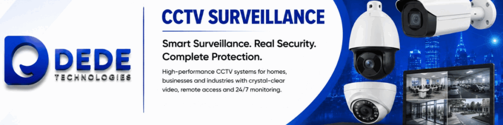 CCTV Cameras in Chennai for homes, offices and industries with HD, IP and AI surveillance solutions by DEDE Technologies
